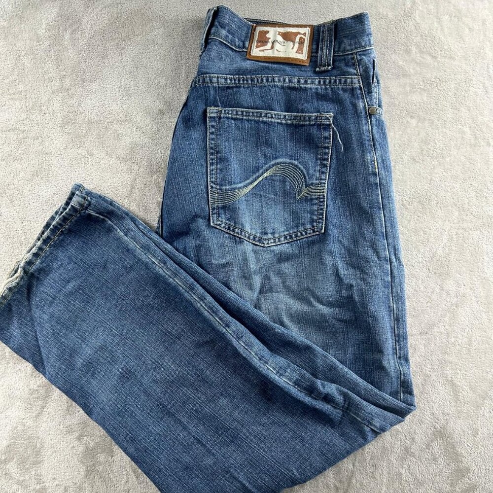 DrunkNmunky Jeans Women's W34 L34 100% Cotton Straight